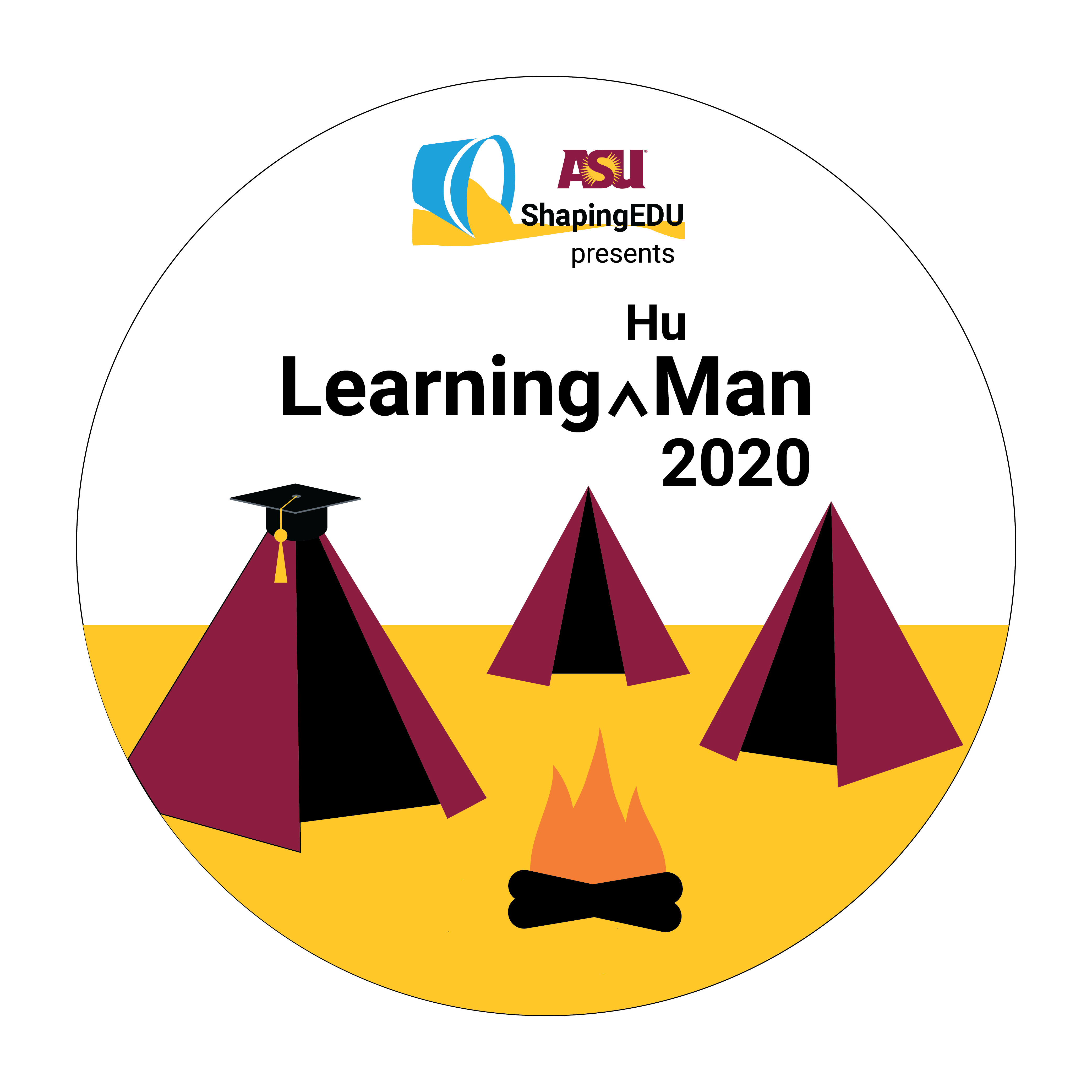 Learning(Hu)Man Logo